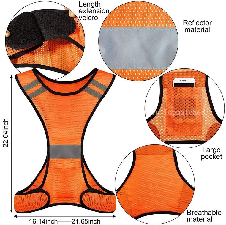 Polyester mesh reflective safety vest material and stitching detail Polyester mesh reflective safety vest material and stitching detail