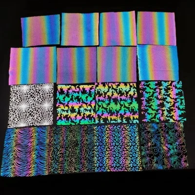 Rainbow Reflective Fabric